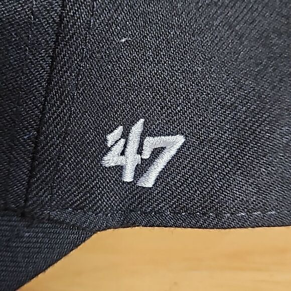 Boston Celtics 2024 NBA Finals Adjustable Hat Cap '47 MVP Black White - Picture 6 of 8